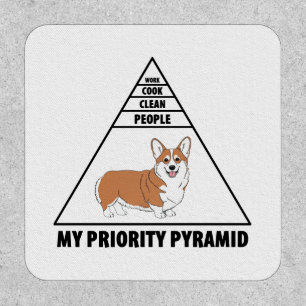 My Priority Pyramid Corgi Patch