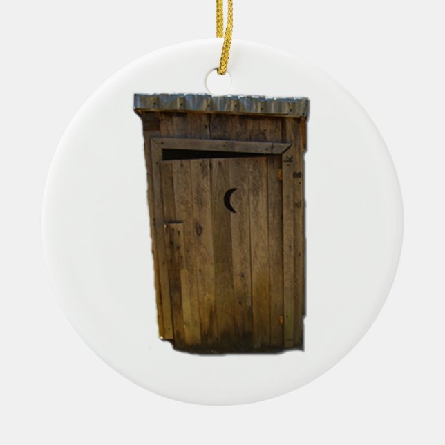 My Private Thinking Spot. Ceramic Ornament (Front)