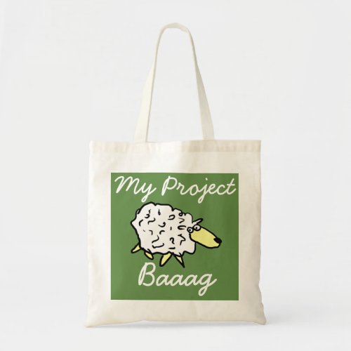 My Project Baaag Sheep Cartoon Project Bag