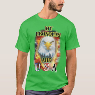 my pronouns are usa gift T-Shirt