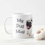 My Pug Mug Cute Dog Mug at Zazzle