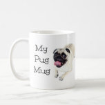 My Pug Mug Two-sided Cute Dog Mug Gift Idea at Zazzle