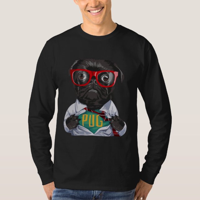 My Pug, My hero! The cutest pug on store. Premium  T-Shirt (Front)