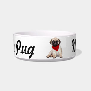 My Pug Personalized Bowl