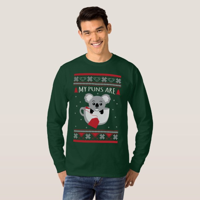 My Puns Are Ugly Sweater Christmas (Front Full)