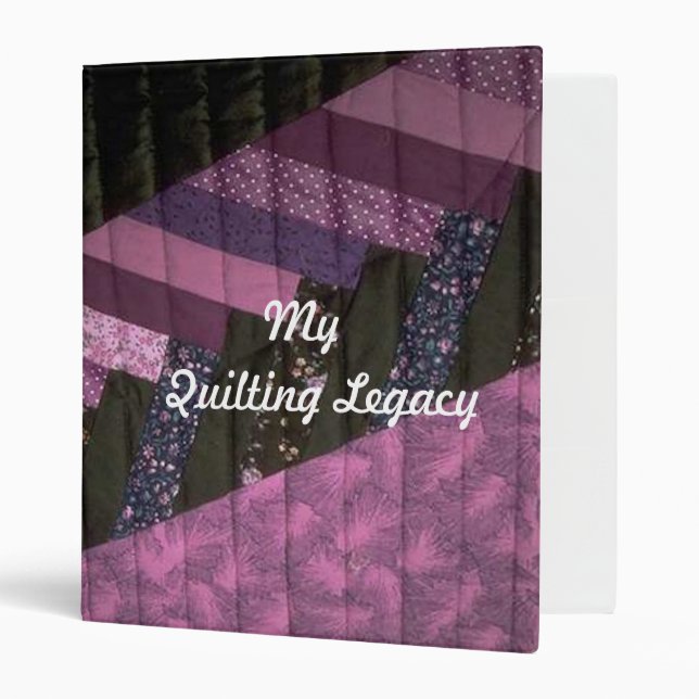 My Quilting Legacy Binder (Front/Inside)