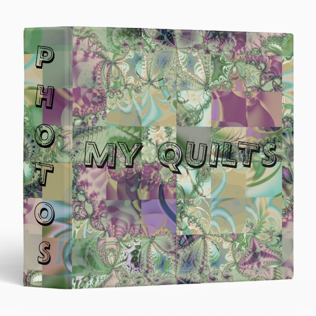 My Quilts Photo Binder (Front/Spine)