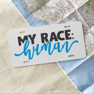 My Race: Human License Plate