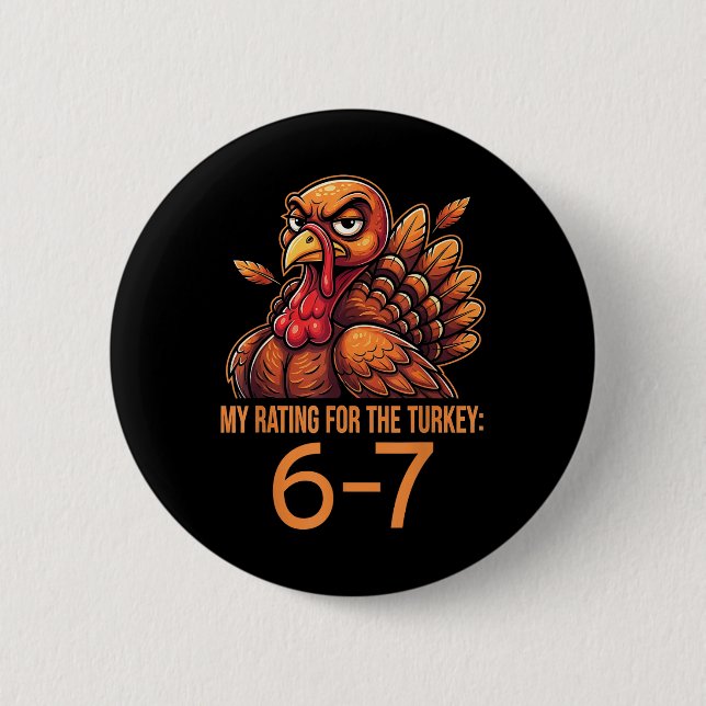 My Rating For The Turkey 6-7 Alpha Gen Meme 67 Tha Button (Front)