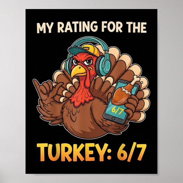 My Rating For The Turkey 6-7 Alpha Gen Meme 67 Tha Poster (Front)