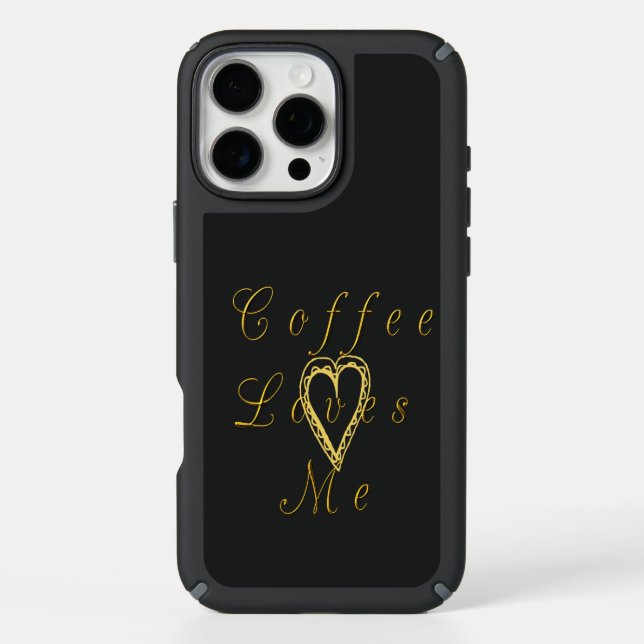My real  love for coffee   speck iPhone case (Front)