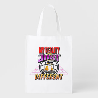 MY REALITY IS JUST DIFFERENT! GROCERY BAG