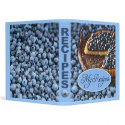 My Recipes 3-Ring Binder with Blueberry Design binder