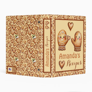 My recipe's binder - gingerbread binder