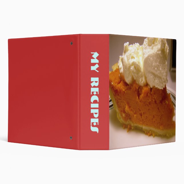 My Recipes - Brandied Sweet Potato Pie Binder (Background)