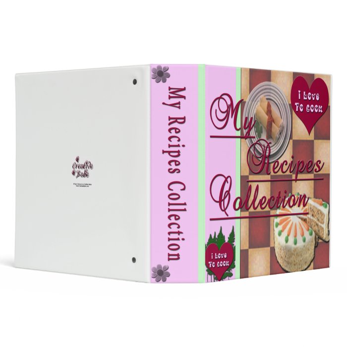 My Recipes Collection Designer Cookbook Binder