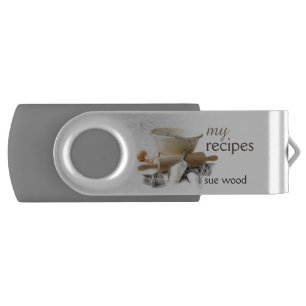My Recipes Customized USB Flash Drive
