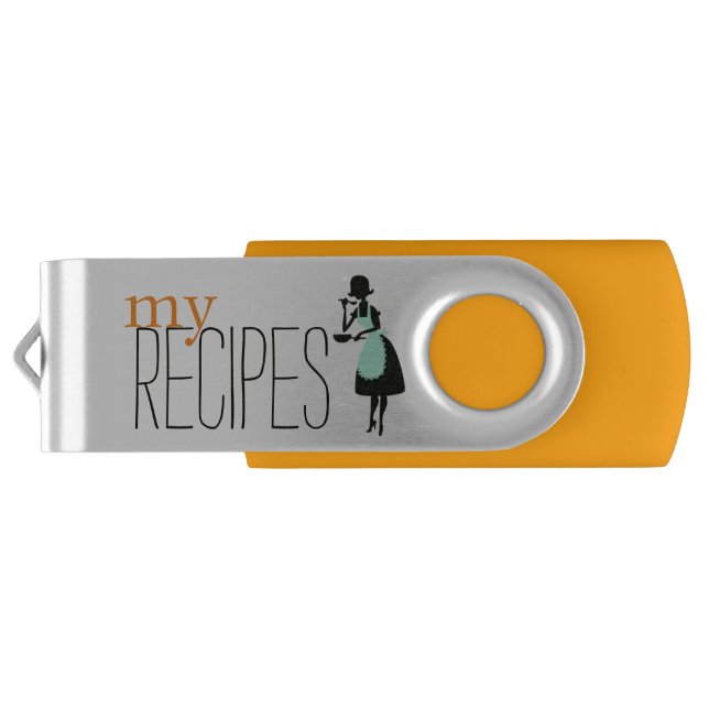 My Recipes USB Flash Drive (Back)