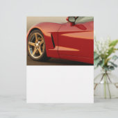 My Red Corvette (Standing Front)
