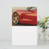 My Red Corvette (Standing Front)