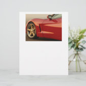 My Red Corvette (Standing Front)