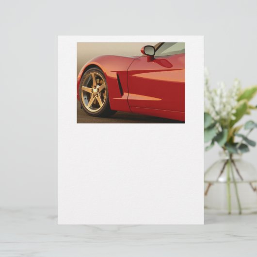 My Red Corvette (Standing Front)