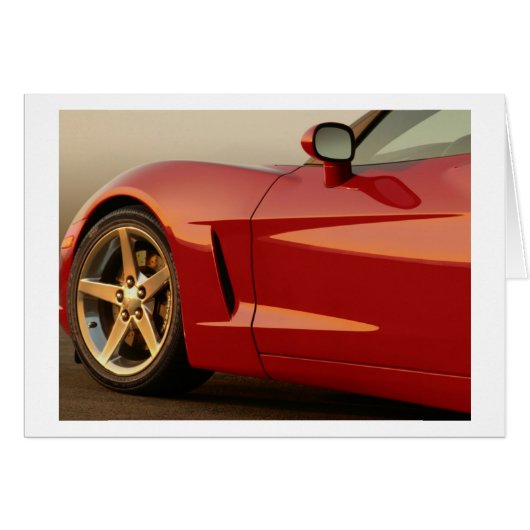 My Red Corvette (Front Horizontal)