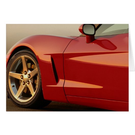 My Red Corvette Cards (Front Horizontal)