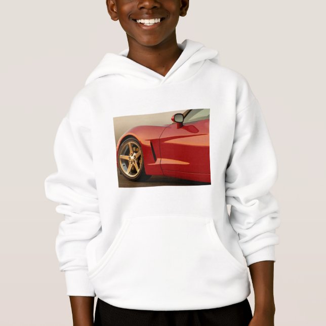 My Red Corvette Hoodie (Front)