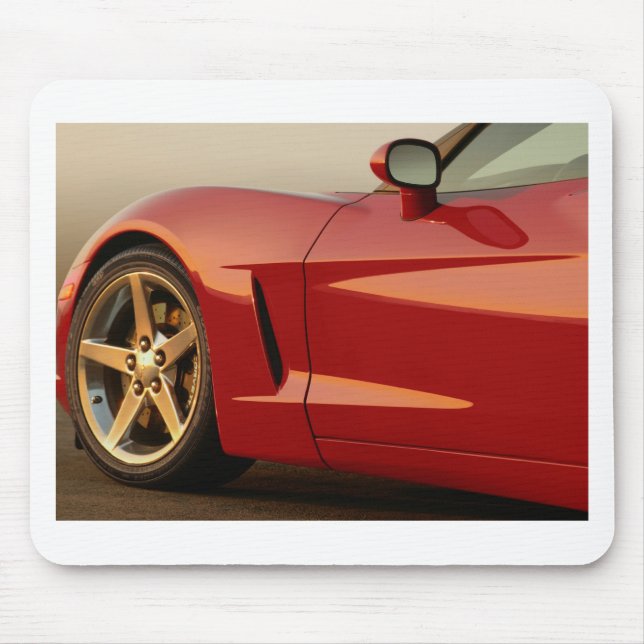 My Red Corvette Mouse Pad (Front)