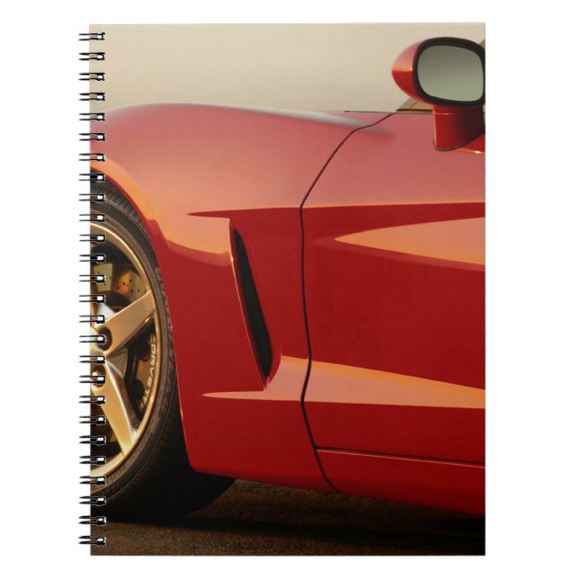 My Red Corvette Notebook (Front)
