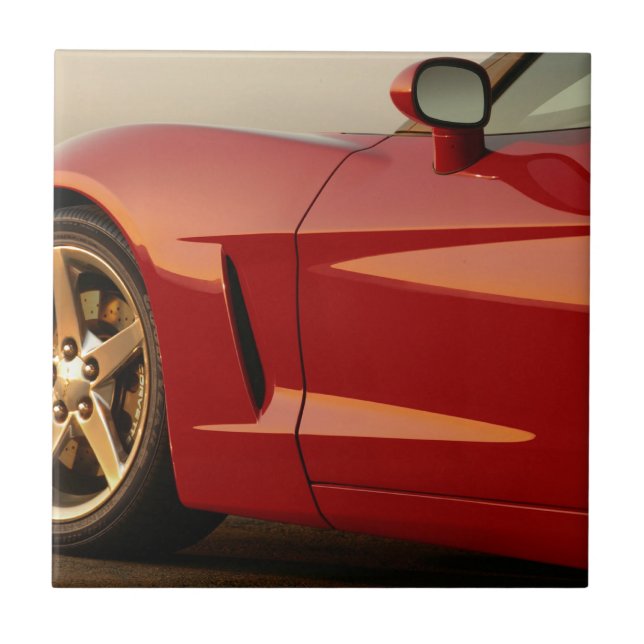 My Red Corvette Tile (Front)