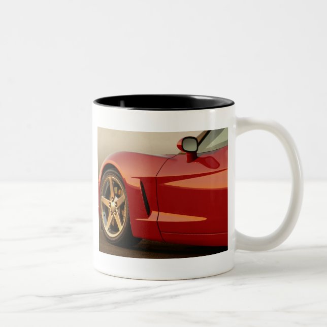 My Red Corvette Two-Tone Coffee Mug (Right)