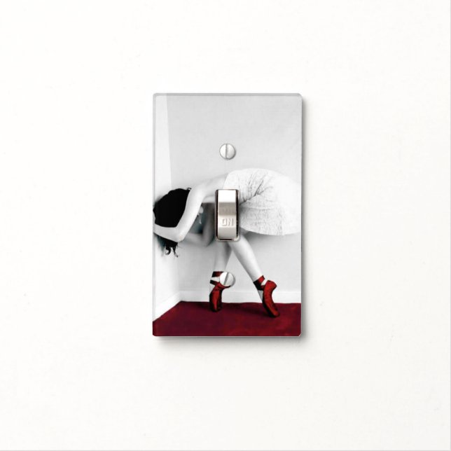 My Red Shoes Light Switch Cover (In Situ)