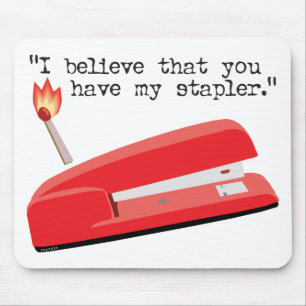 My Red Stapler Mouse Pad