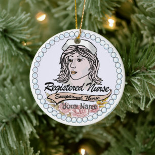 My Registered Nurse Ceramic Ornament