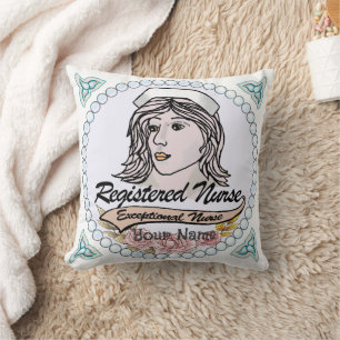 My Registered Nurse Throw Pillow