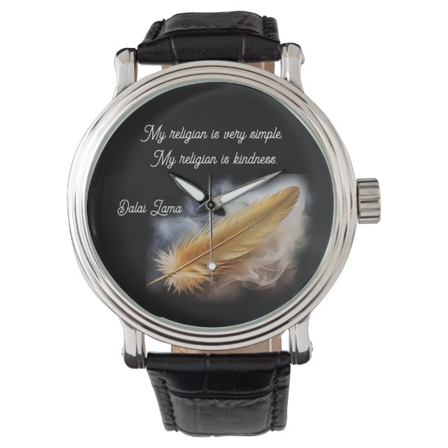 My Religion is Simple, my religion is Kindness Watch (Front)