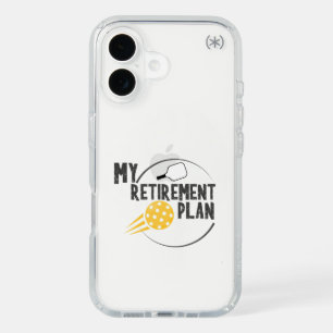 my retirement pickleball sport iphone 16 case