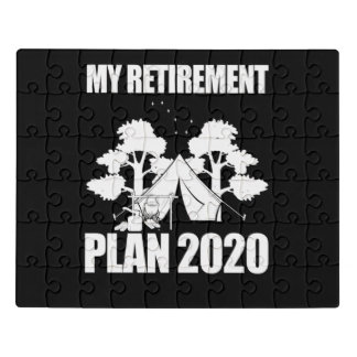 My Retirement Plan 2020 Custom Gift Jigsaw Puzzle
