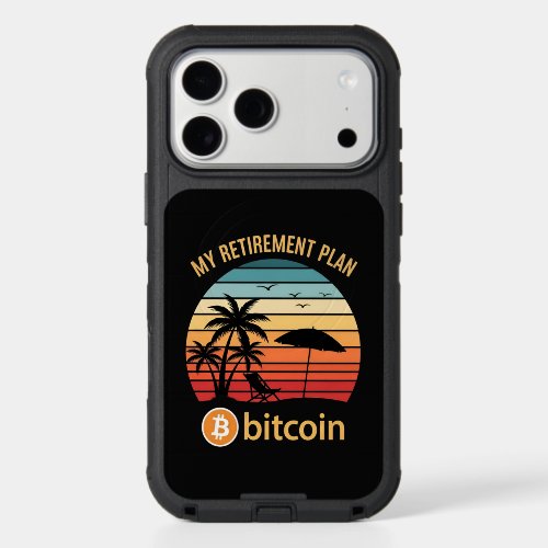 My Retirement Plan Bitcoin Beach Sunset iPhone 17 Pro Max Case