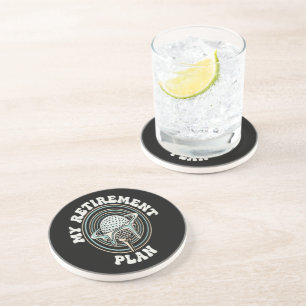 My Retirement Plan Golf Retirement Golfer Coaster