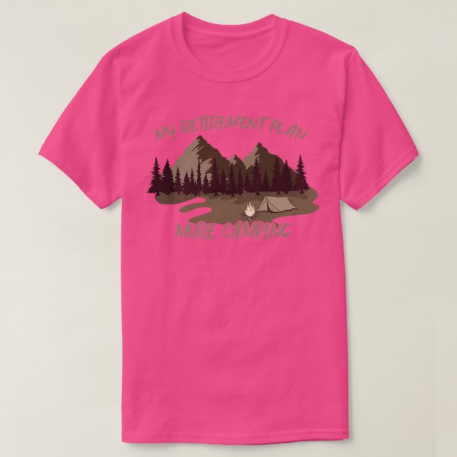 My Retirement Plan Hiking Grandfather Camping Gran T-Shirt (Design Front)
