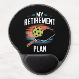 My Retirement Plan Pickleball Player Gel Mouse Pad