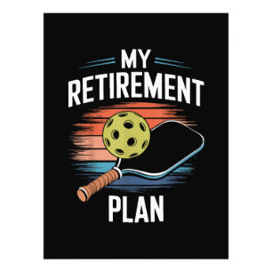 My Retirement Plan Pickleball Player Photo Print