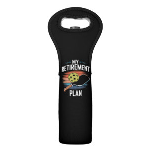 My Retirement Plan Pickleball Player Wine Bag