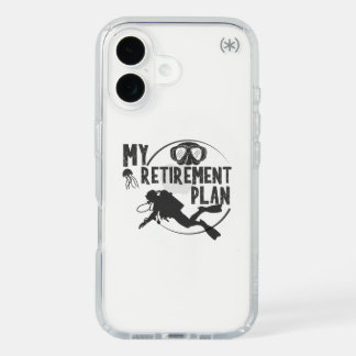 my retirement plan scuba diving diver iphone 16 ca iPhone 16 case