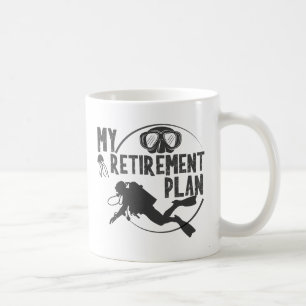 my retirement plan scuba diving diver mug drinkwar