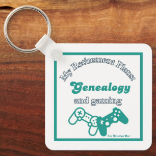 My Retirement Plans: Genealogy and Gaming Keychain