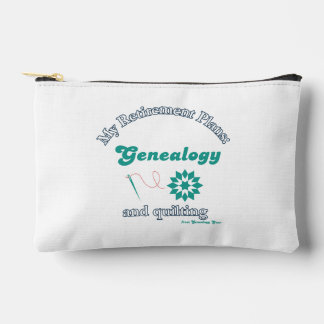 My Retirement Plans: Genealogy and Quilting Accessory Pouch